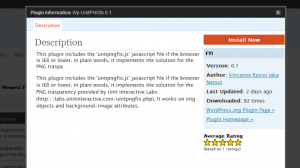 Plugin Install 4 Plugin Information