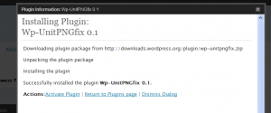 Plugin Install 5 Install process